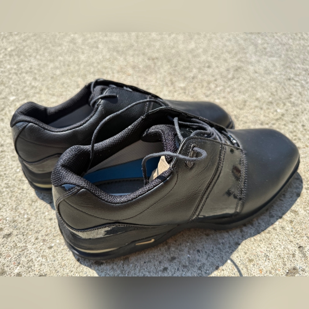 Nike Black Leather Men's Oxfords